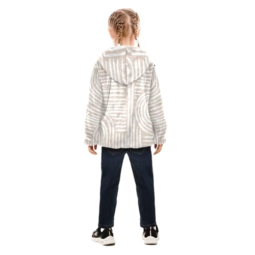 Light Yellow Stripes Sherpa Fleece Girls4