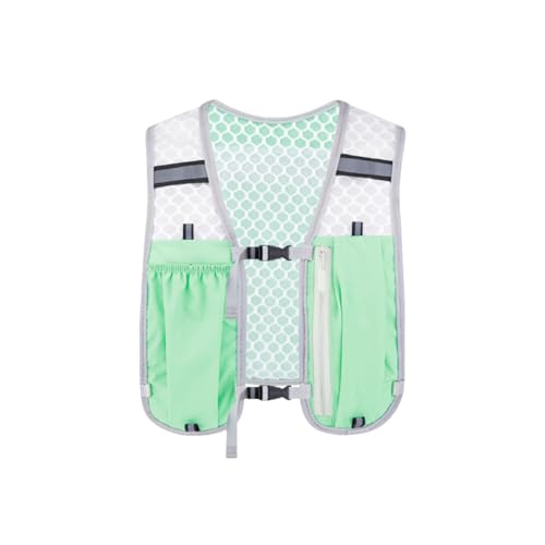 自転車 リュック トレイルランニングパック アウトドア登山ベストパック サイクリングリュック【携帯ポーチ付き 多機能収納 調整可能 胸部抗振動 二重バックルデザイン 超軽量 反射素材 通気性 防水】多機能水筒を含む多ポケット設計、水かけ防止処理自転車 登山