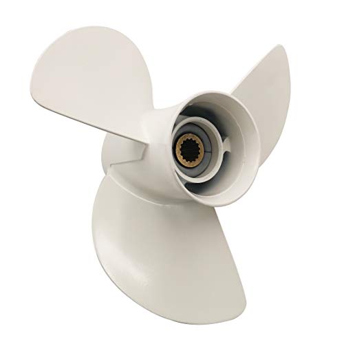 Aluminum Outboard Propeller Boat Prop 14X11 for Yamaha T50/T60/70/75/80/90/F100/115/130HP K Series 6E5-45954-00-EL