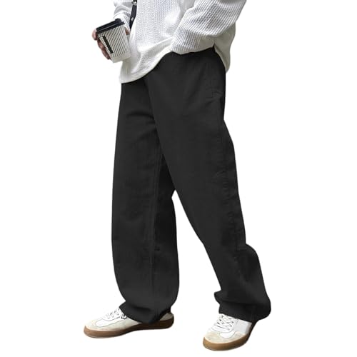 Baggy Gym Sweatpants Men Straight Leg Lightweight Trousers Tapered Comfort Pants with Pockets Y2k Streetwear