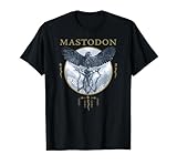 Official Mastodon Merchandise Mastodon Hushed and Grim Eagle Circle T-Shirt, Homme, Noir, L