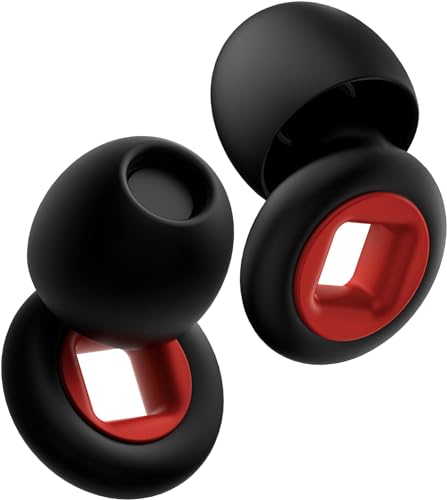 LOZIEMI Tapones Oídos Ruido Dormir,Tapones para los oídos con elegante protección auditiva certificada, con cancelación de ruido de 28 dB, reutilizables, de silicona blanda (2025)
