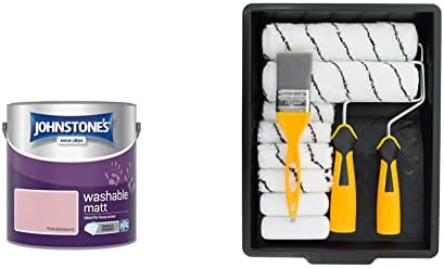 Johnstone's - Washable Paint - Pink Starburst - Matt Finish - 12m2 ...