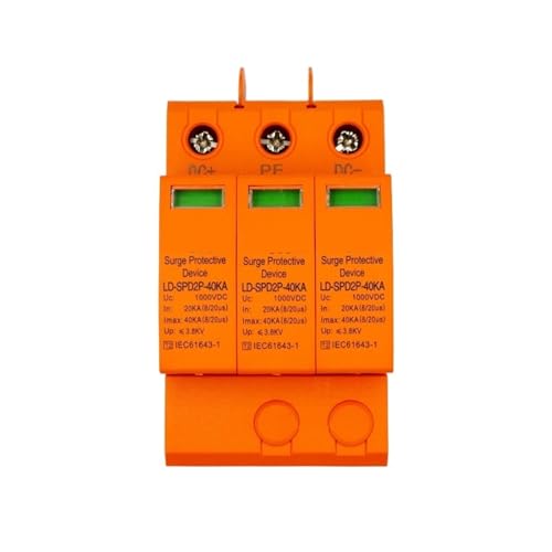 Protection contre les surtensions CC PV SPD 1000V 2P parafoudre pour panneau solaire