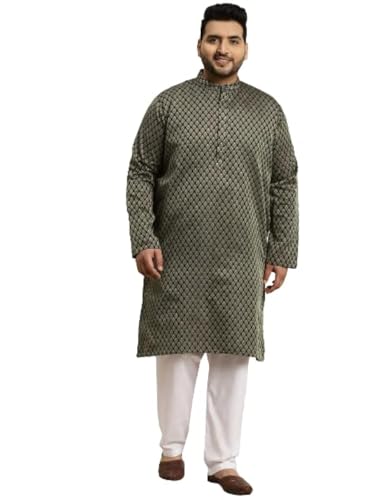 Image of SOJANYA (Since 1958, Men's Silk Blend Grey Kurta Pyjama & Silk Blend Jacket Combo