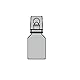 DURAN 21 275 36 6 Säurekappenflasche mit NS-Griffstopfen, Steilbrust, Austauschbare Glaskappe, Braun, 19/17 NS, 250ml Inhalt, 10 Stück