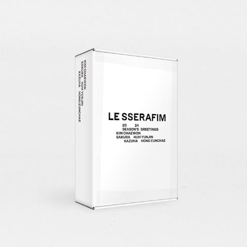 LE SSERAFIM 2024 SEASON'S GREETINGS coffret collector calendrier album kpop