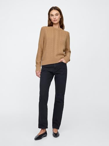 Image of Gap Women's Cable Crewneck Sweater