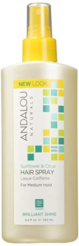 Andalou Naturals Medium Hold Hair Spray Sunflower and Citrus...