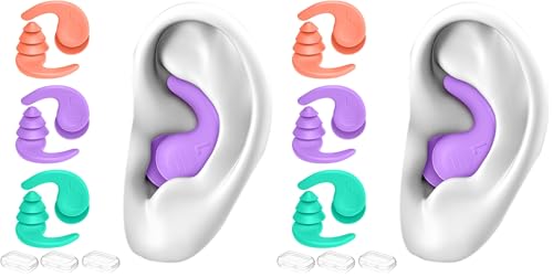 Bouchons d'oreilles de natation en silicone imperméables pour sport nautique