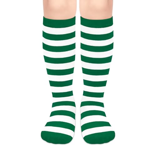 Image of Olreco 1 Pack Toddler Kids Youth Soccer Socks Girls Boys Baseball Socks Youth Knee High Softball Football Accessories Cotton