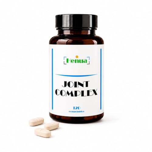 Henua Joint Complex 120 Comprimidos - Glucosamina, Condroitina, MSM, Colágeno, Bioflavonoides Cítricos y Jengibre - Complemento Alimenticio para Articulaciones. Producto Español.