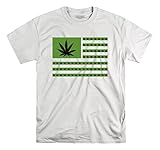 Photo Gallery parody american weed flag ufficiale uomo donna maglietta unisex top, bianco, 4xl Photo Gallery parody american weed flag ufficiale uomo donna maglietta unisex top, bianco, 4xl