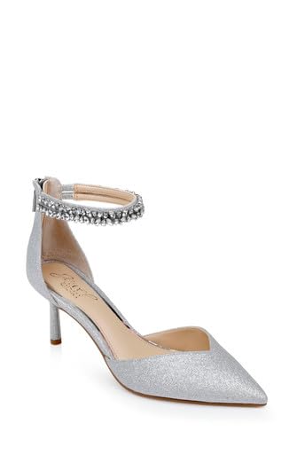 Jewel Badgley Mischka Maya Crystal Strap 2-Piece Pump3