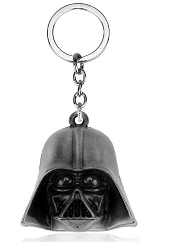 Llavero de metal con anillo para fans de la saga Star Wars, Darth, M