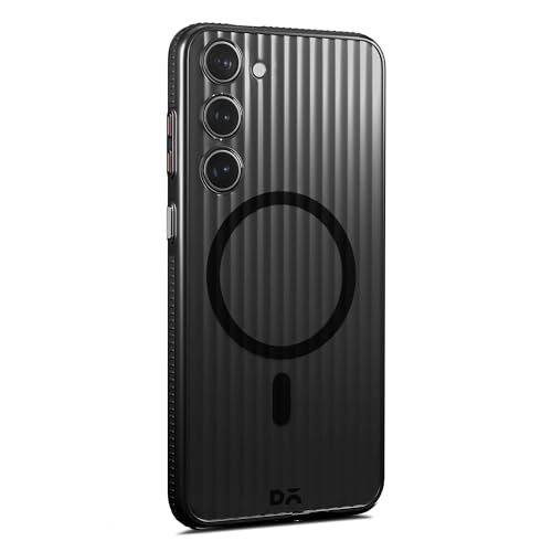 Image of DailyObjects Beam 2.0 Magnetic Case Cover Compatible with Samsung Galaxy S23 | Wireless Charging Slim Back Cover | 2 Layer Edge Protection & Shockproof - Black