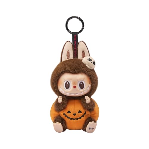 POP MART Happy Halloween Party Series-Sitting Pumpkin Vinyl Plush Pendant 5.91 inches Height Toys for Modern Home Decor Collectible Toy Set for Desk Accessories 1PC
