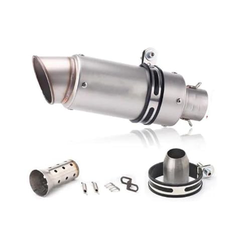 JSRCDWD(のみ) に適合するヤマハ MT-07 MT07 MT-09 MT09 51mm/60mm マフラーエスケープチューブ サイレンサーアクセサリー(カラー3,51mm)