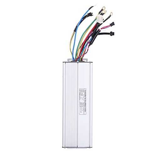Luqeeg Controlador de Motor Eléctrico, 50a 48V 1500W 2000W 3000W Controlador de Bicicleta Eléctrica Controlador de Motor sin Escobillas para Bicicleta Eléctrica Controlador de Velocidad Eléctrica