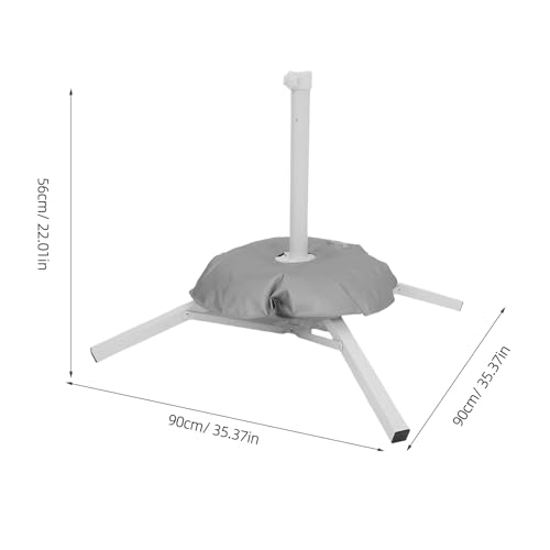 Support de parasol portable et base de lestage extérieure robuste - 7