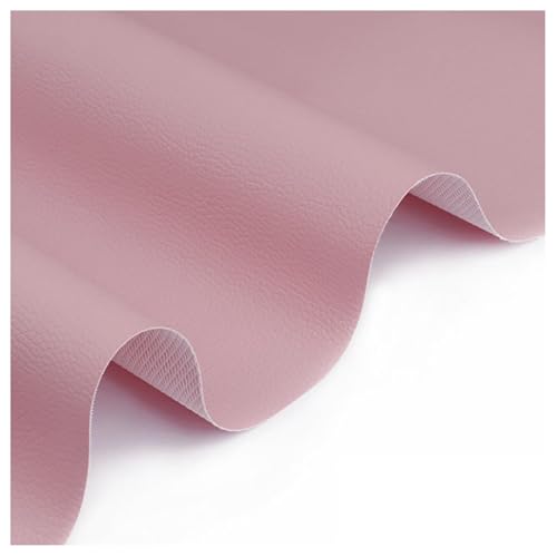 Similicuir doux rose 160 cm pour tapisserie de chaises et canapés