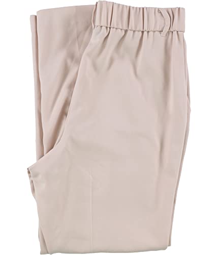 Alfani Womens Solid Casual Trouser Pants, Pink, Small2