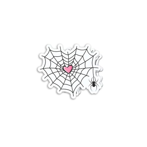 TPDesigns Spider Web Heart Sticker