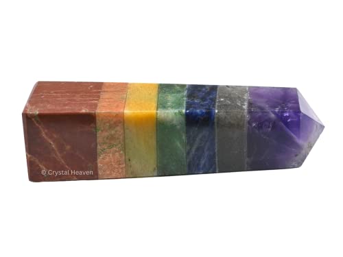 Image of Chakra Crystal Tower Obelisk Point For Chakra, Healing And Balancing