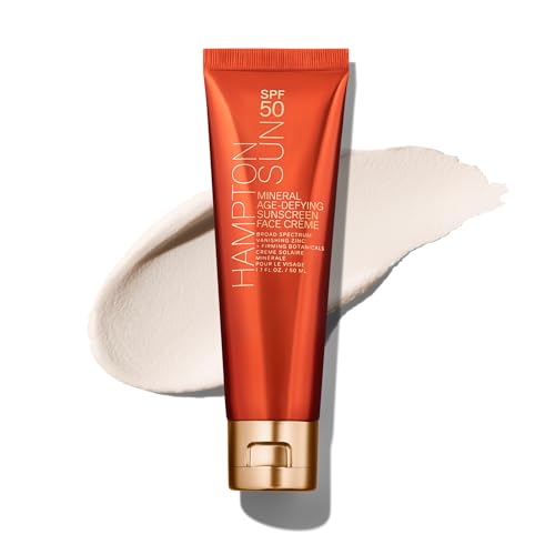 Hampton Sun Age Defying SPF 50 Mineral for Face 1.7 Fl Oz
