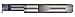 Micro 100 QFR-017-4X Grooving Tool - Quick Change, 017" Width, 030" Proj, 198" Min Bore Dia, 1/4" Max Bore Depth, 0863" Offset, 3/16" Shank Dia, 1-1/2" OAL, AlTiN