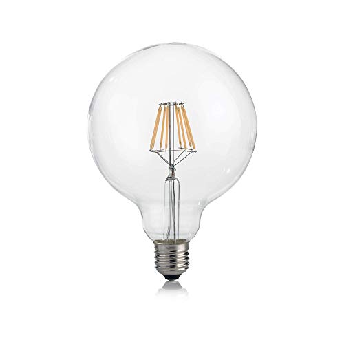 Ideal LUX Lampadina Classic e27 8w Globo d125 tras 3000k Dim Lampadina LED