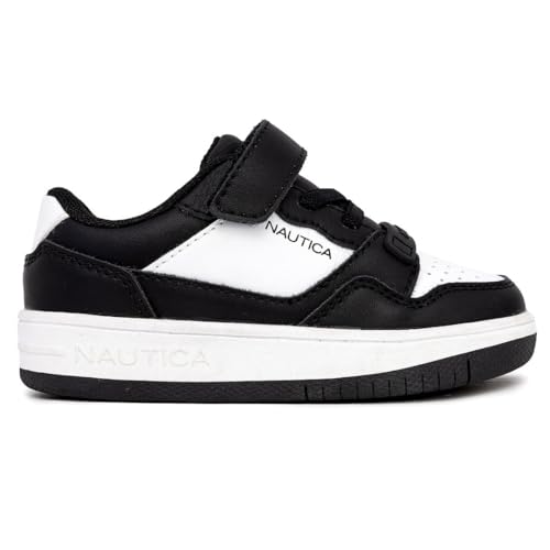 Image of Nautica Kids Adjustable Strap Shoes | Comfortable Casual Sneakers for Boys and Girls, Toddlers & Little Kids