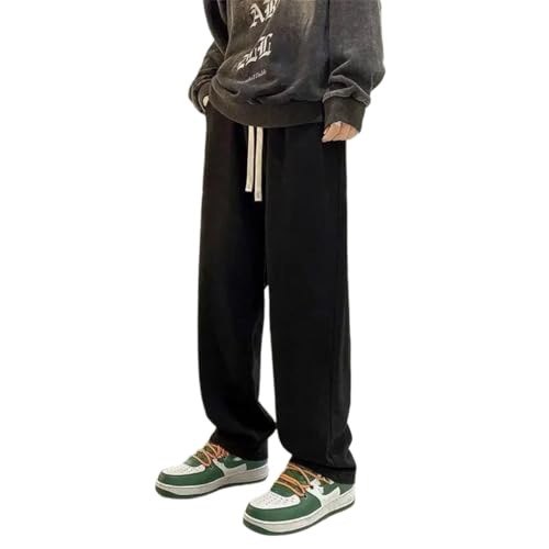 Men Cowboy Pants Retro Harajuku Washed Cotton Streetwear Jeans - Main Image