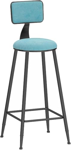 Tabourets cuisine 75 cm et chaises de bar industriel gris avec cadre en fer