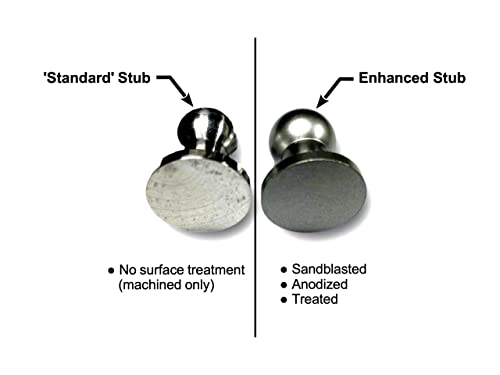 Image of 20mm Aluminum Adhesion Test Dollies - ASTM D4541 Pull-Off - Compatible with PosiTest, tube of 10