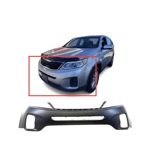 Image of FitParts Compatible with Kia Sorento 2014-2015 Front Upper Bumper Cover | Ready to Paint, OEM 865111U500, KI1000164