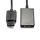 Jerilla WII zu HD Konverter, Wii zu HD Video-Wandler Adapter Kabel 1080P HD Kabel-Anschluss HDMI-Audio-Ausgang Kompatibel mit Nintendo WII Konsole, HDTV Projektor Monitor
