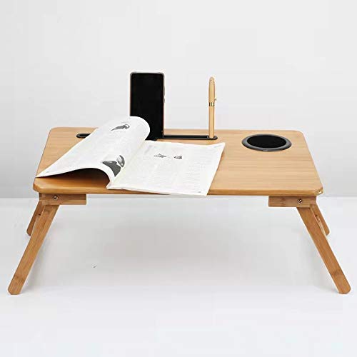 Bamboo Foldable Laptop Desk for Bed, Breakfast Serving Bed Tray, Lap Table Stand, Portable Standing Bed Desk, Notebook Computer Stand Reading Holder for Couch Floor Bed Bamboo Foldable Laptop Desk for Bed, Breakfast Serving Bed Tray, Lap Table Stand, Portable Standing Bed Desk, Notebook Computer Stand Reading Holder for Couch Floor Bed