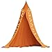 Frideko Mosquito Net Canopy, Dome Princess Bed Canopy Reading Playing Tents for Childrens Indoor Outdoor Games House Kids Room Decoration 240CM / 94.5IN (Caramel Colour)