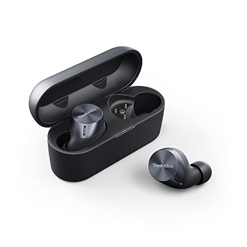 Technics EAH-AZ60 Cuffie Wireless In Ear, Auricolari Bluetooth, Cuffie Cancellazione Rumore, Durata della Batteria di 24 Ore, Nero