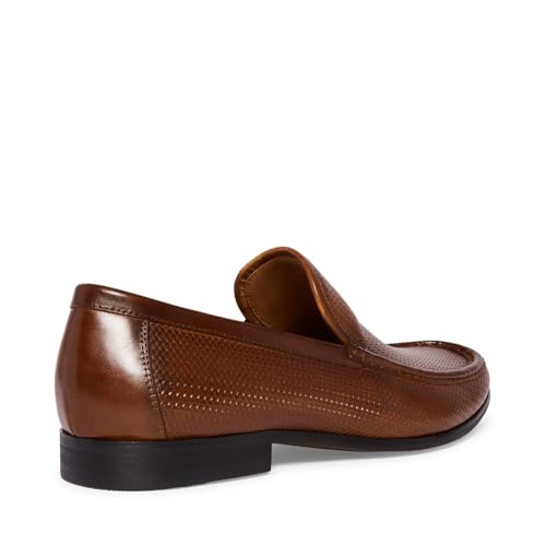 Steve Madden Men's Jabrian Woven Slip on,TAN Leather,1303
