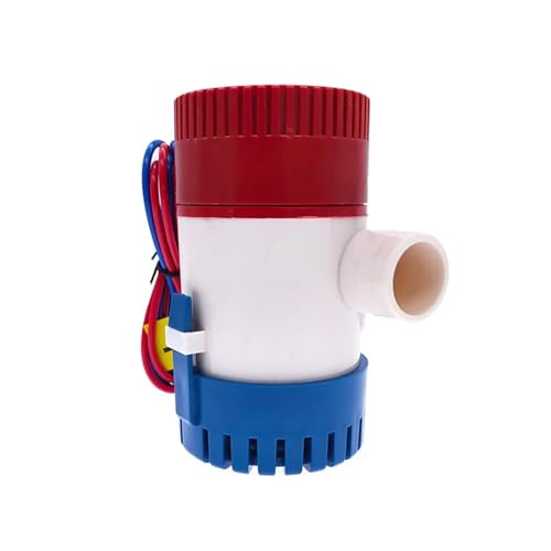 Bomba de achique 1100GPH 24V con interruptor de flotador para botes y casas flotantes miniatura 1
