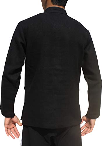 RaanPahMuang Quality Hemp Cotton Blend Shirt China Collar Long Sleeve Frog Button3