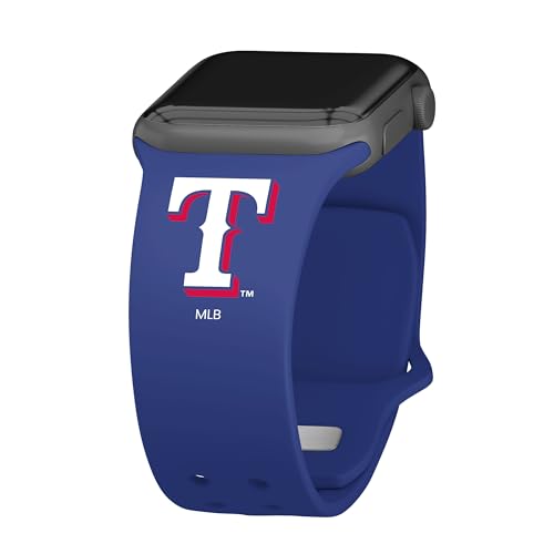 Texas Rangers HD Elite Edition Watch Band Compatible with Apple Watch (42/44/45mm Long)
