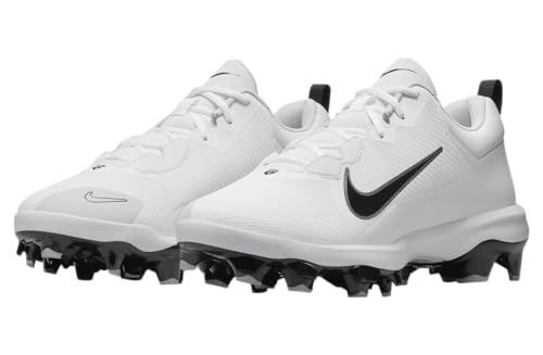 Image of Nike Force Trout 9 Pro MCS Baseball Cleats (FB2908-001, Black /White-Anthracite-Cool Grey)