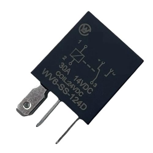 WV6 30A 5-pin 12V24V Violet Car Fan Air Conditioning Oil Pump Relay HFV6(WV6-SS-112D)