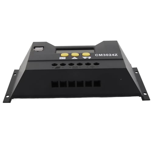 Controlador solar Tyenaza, controlador de cargas solares, 12V 24V 30A PWM Controle automático de car