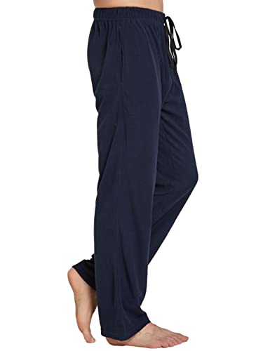 YINCOZI Mens Pajama Pants Bottoms Fleece Lounge Sleepwear with Pockets3
