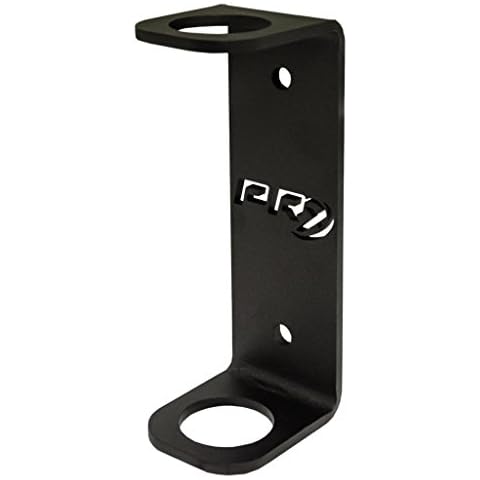 PRx Performance Vertical Barbell Storage Rack - Wall-Mounted, Space-Saving Single Weight Bar Holder for Efficient Organization in Home or Commercial Gyms, Durable, Easy to Install, USA Made, Black Cover