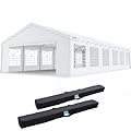 Quictent 20x40 Party Tent Heavy Duty Upgraded Galvanized Outdoor Canopy Tent Carport Wedding Event Shelter Wedding Tents for Parties with Storage Bags